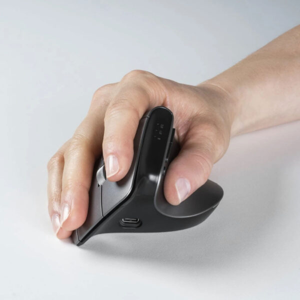 "EMW-700" Ergonomic Vertical Mouse, Rechargeable, anthracite - Image 15