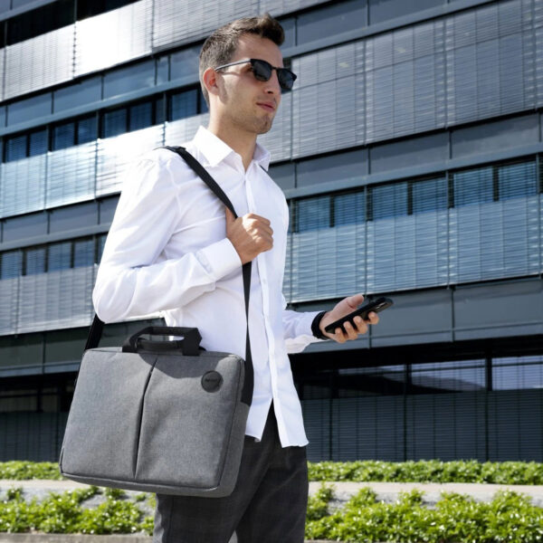 "Genua" Laptop Bag, up to 40 cm (15.6"), grey - Image 5