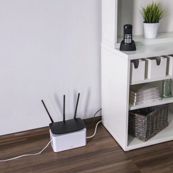 "Mini" Cable Box, For Power Strip, 23.5 x 11.5 x 12, white - Image 13