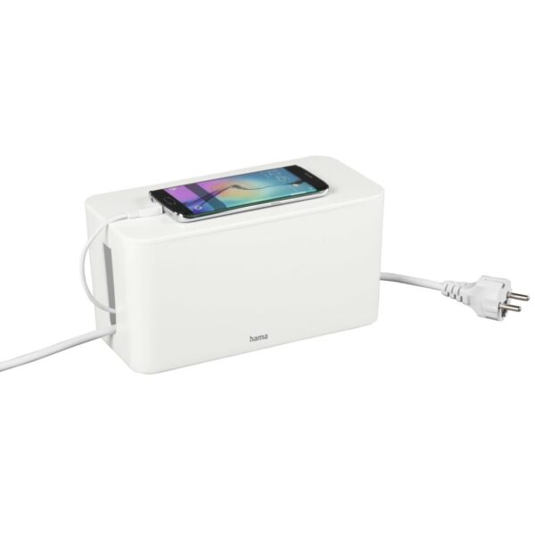 "Mini" Cable Box, For Power Strip, 23.5 x 11.5 x 12, white - Image 6