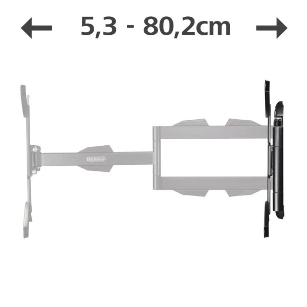TV Wall Bracket, Swivel, Extendable, Long Arm, 165 cm (65"), up to 25 kg - Image 10