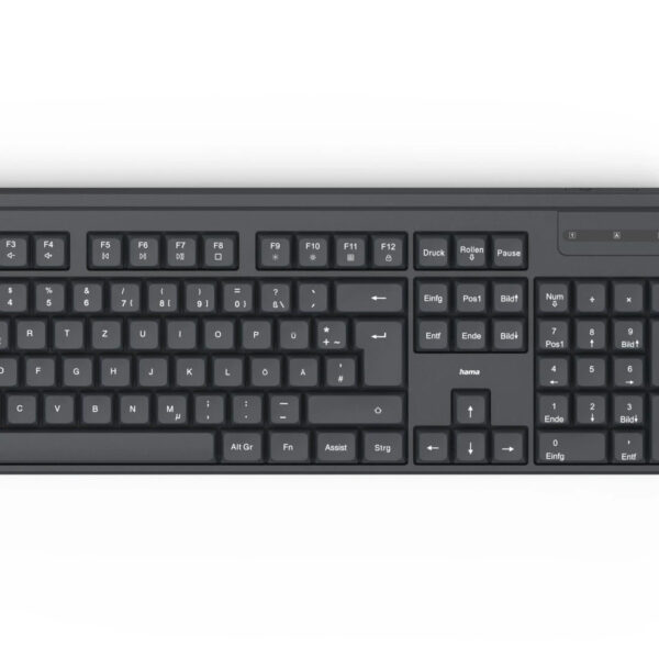 "WKM-100" Wireless Keyboard / Mouse Set, Black, QWERTY GULF - Image 7