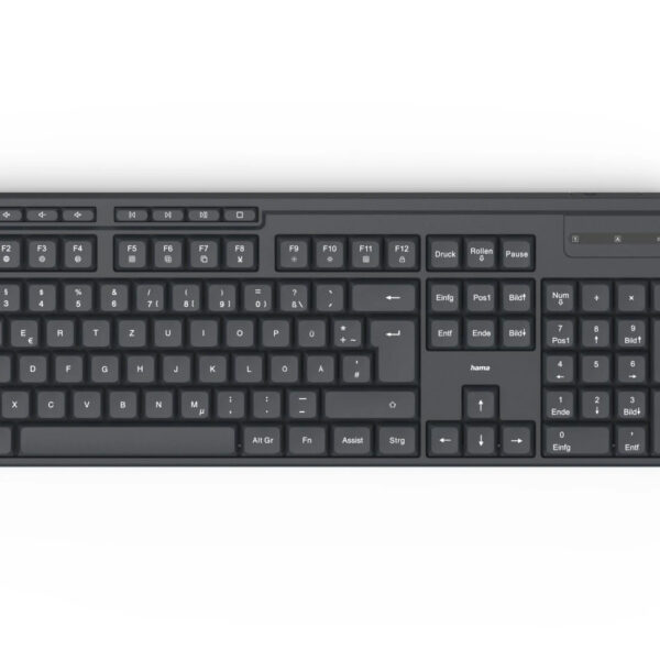 "WKM-200" Wireless Keyboard / Mouse, black, QWERTY GULF - Image 7