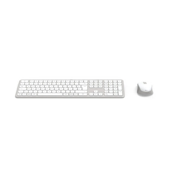 "WKM-550" Wireless Keyboard / Mouse, white, QWERTY GULF - Image 4