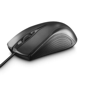 "MC-200" Optical 3-Button Mouse, Cabled, black